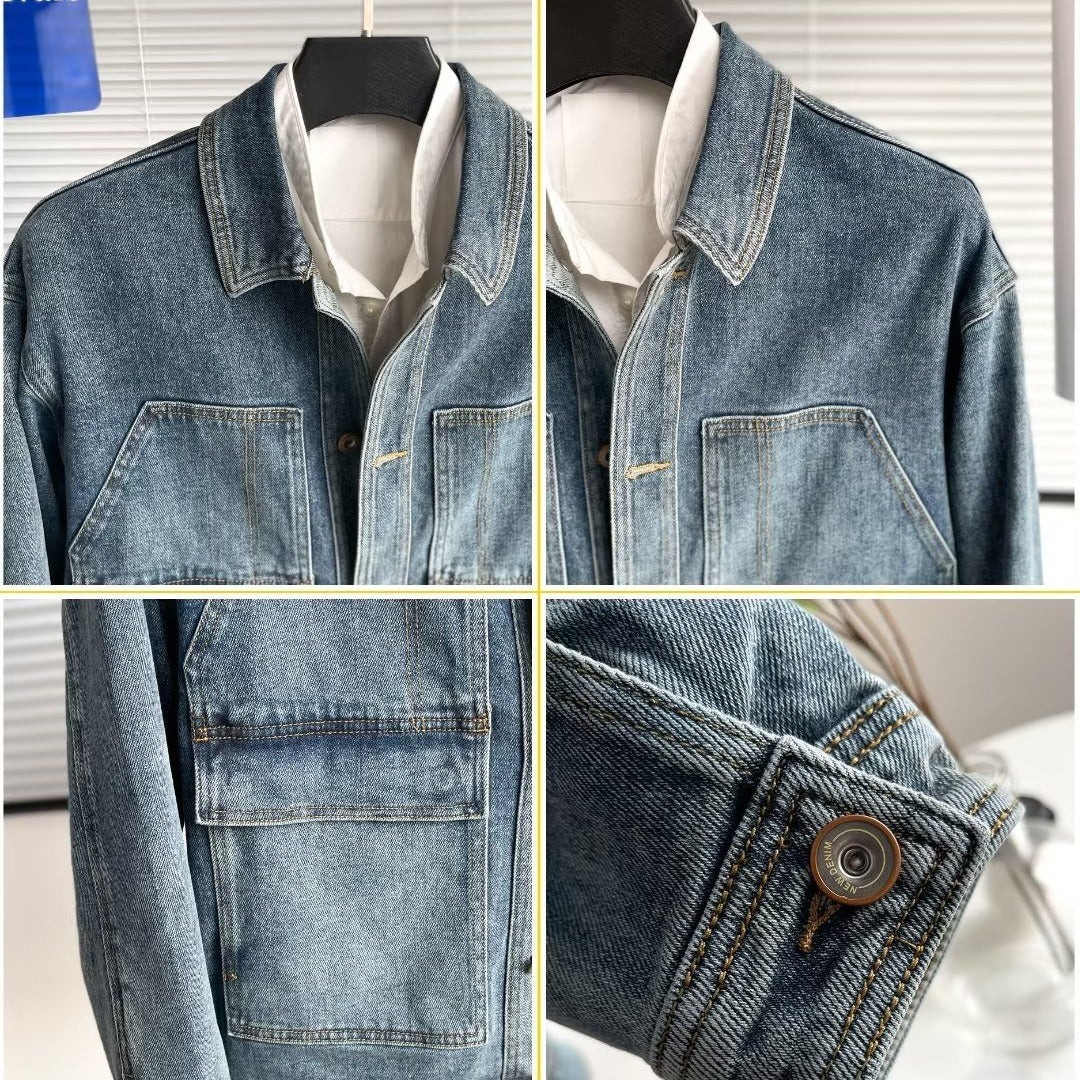 Herren Jeansjacke im Slim Fit – Ansicht 5