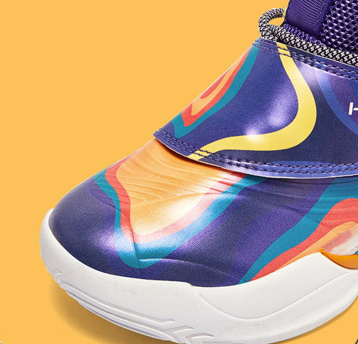 Warme Winter-Sneakers für Kinder mit Klettverschluss