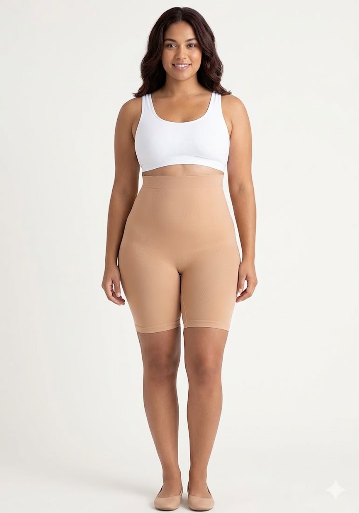 High-Waist Shapewear Shorts mit Bauchkontrolle