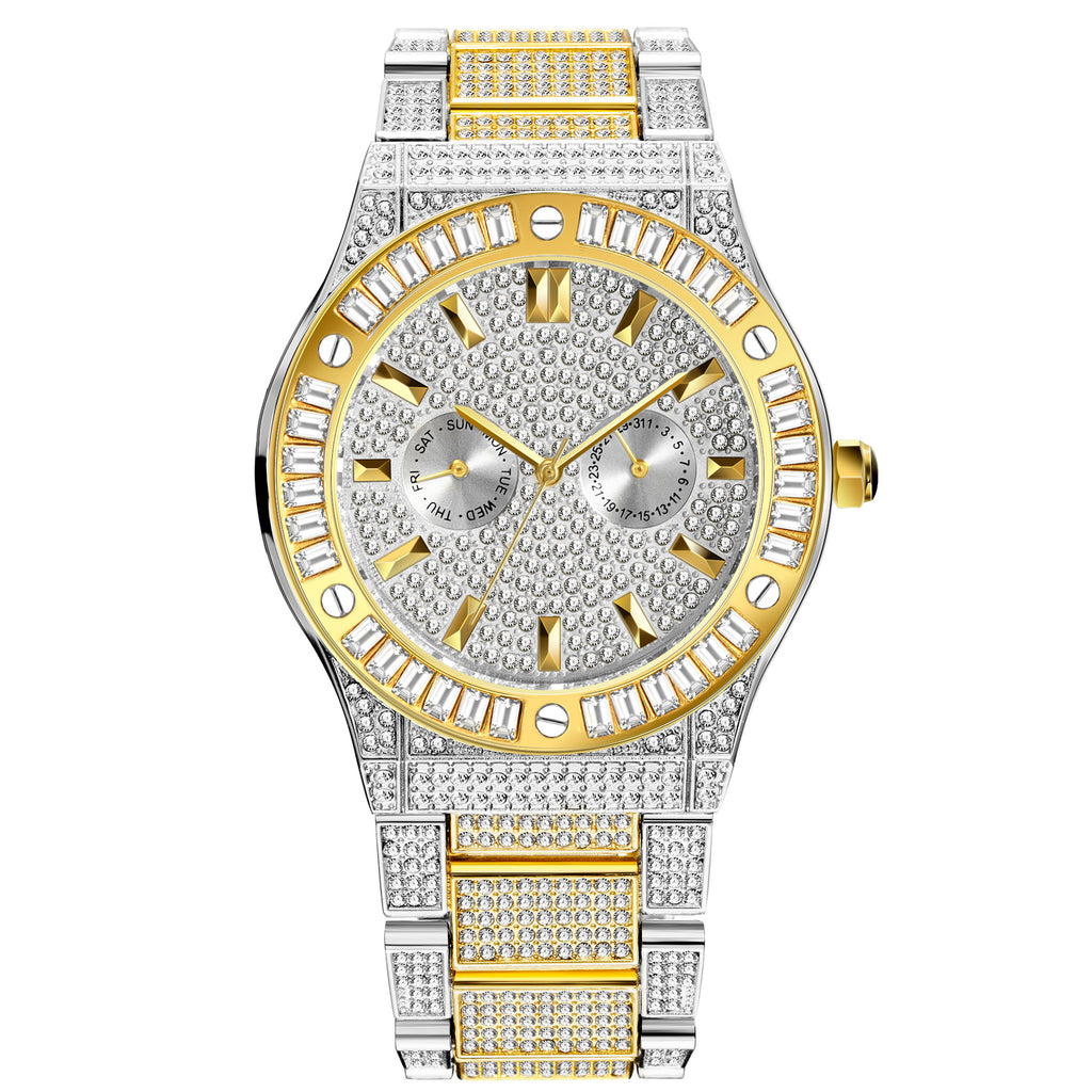 Edelstein-Hochglanz-Uhr – Bild 1 | LuxeStyle