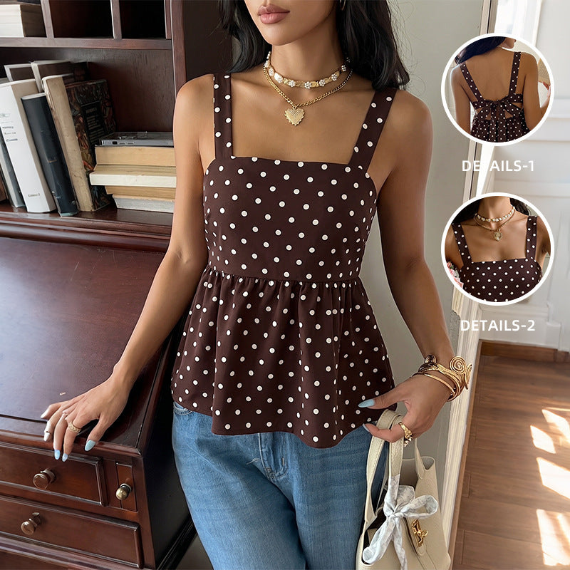 Vintage Camisole mit Wellenmuster
