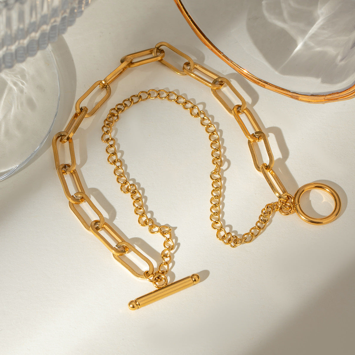 Doppelarmband für Frauen mit OT-Verschluss | LuxeStyle