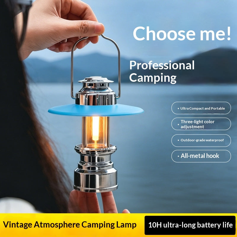 Aufladbare Vintage-Hundelampe für Camping – Bild 4 | LuxeStyle