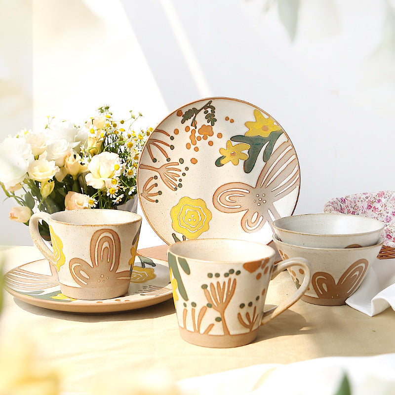 Countryside Flower Keramikgeschirr, handbemalt – Bild 9 | LuxeStyle