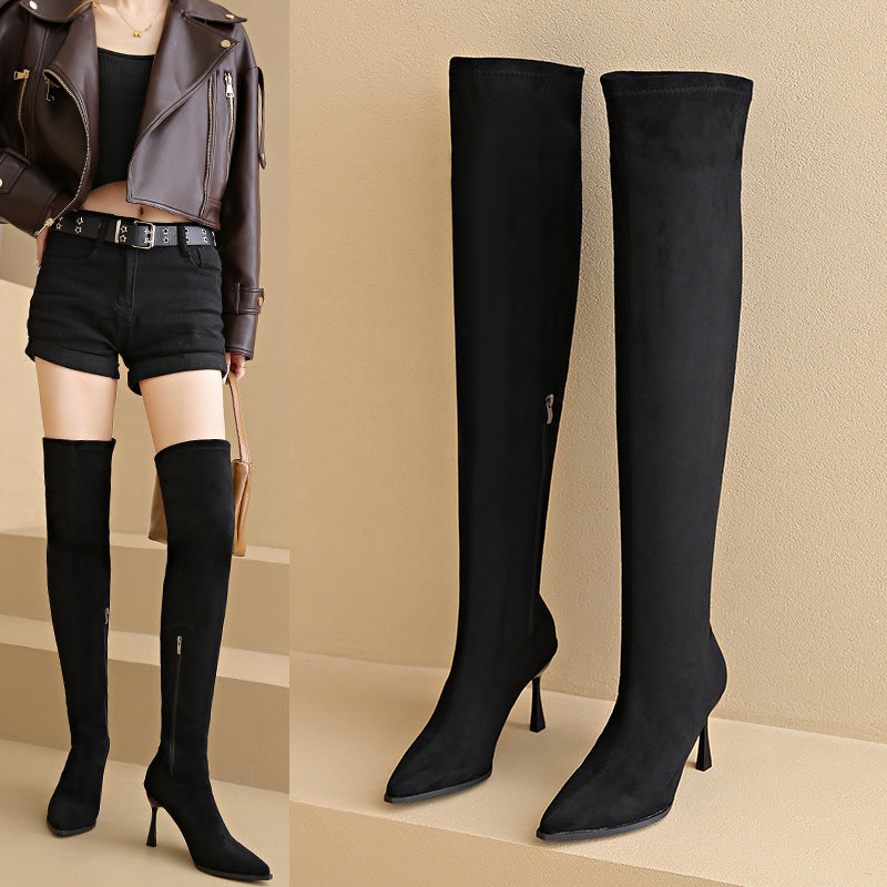 Overknee-Stiefel mit Stiletto-Absatz