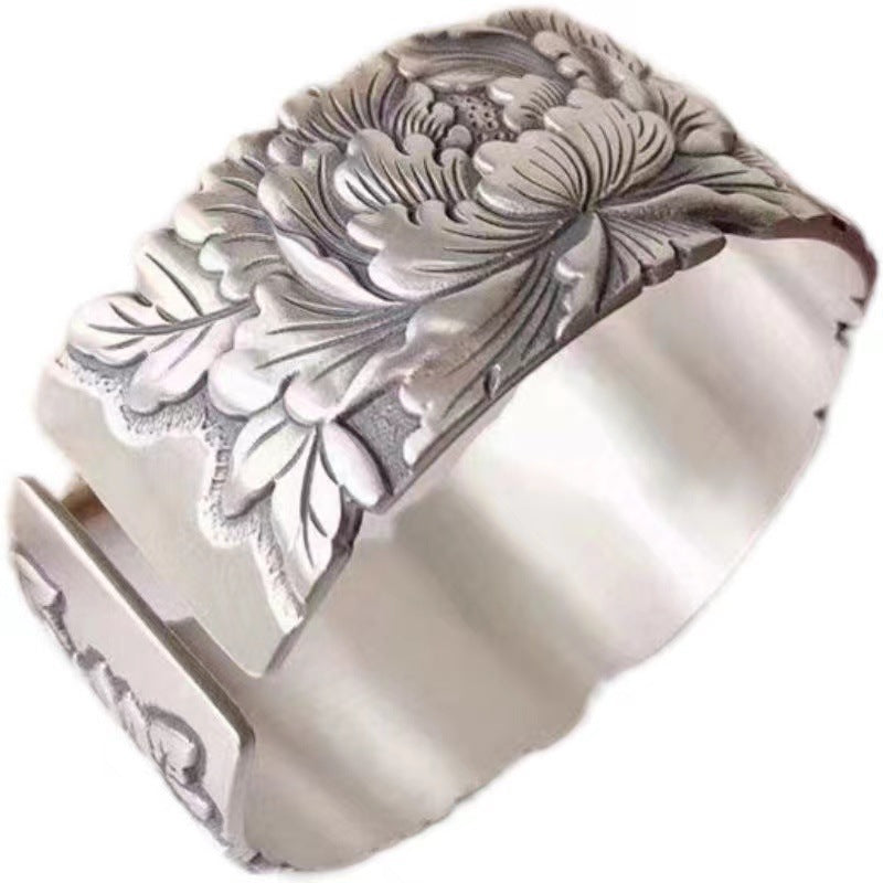 Vintage Pfingstrosen Armband für Damen – Bild 2 | LuxeStyle