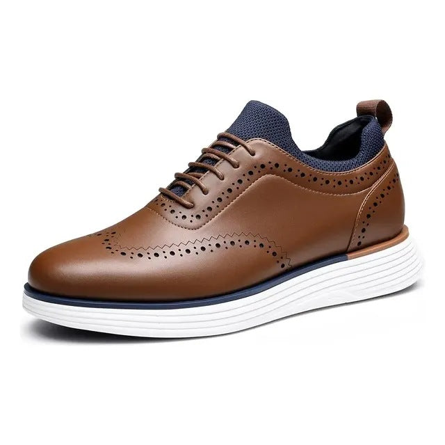 Low-Top Herren Sneaker aus synthetischem Leder – Bild 9 | LuxeStyle