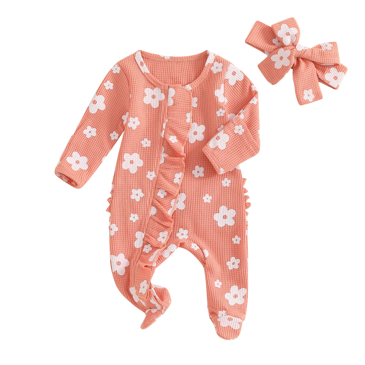 Baby-Overall mit Blumenmuster – Bild 5 | LuxeStyle
