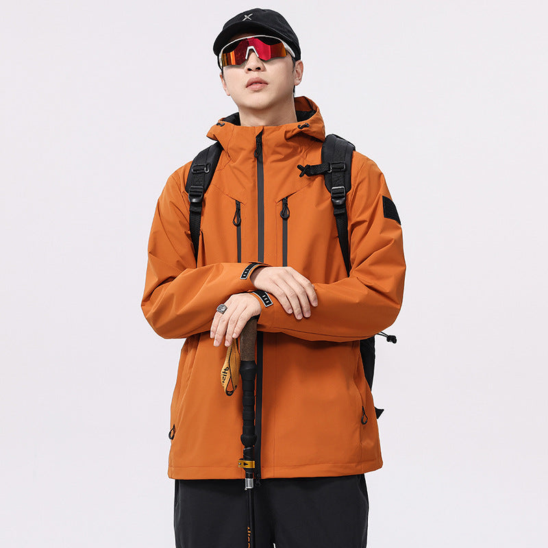 Wind- & wasserdichte Outdoor-Jacke, Herren
