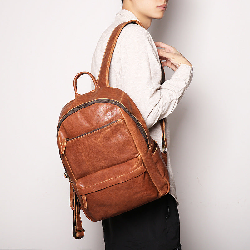 Leder-Rucksack für 14-Zoll-Laptop – Bild 2 | LuxeStyle