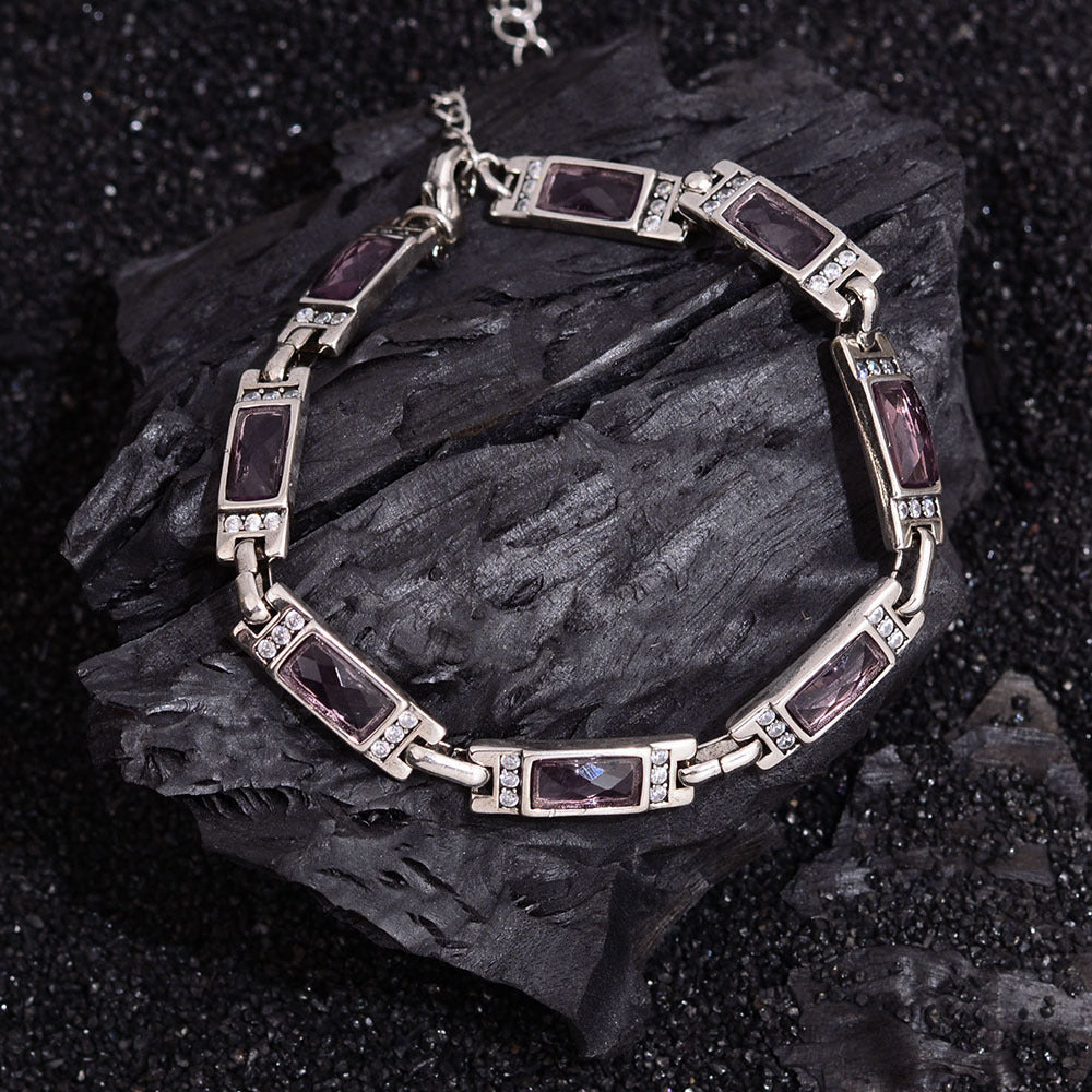 Kristall-Zirkon-Armband im Retro-Stil – Bild 6 | LuxeStyle