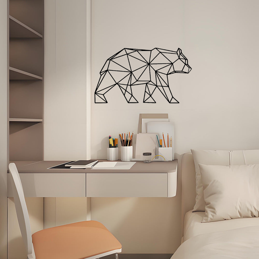 Eisbär‑Silhouette aus Eisen für Wanddeko – Bild 2 | LuxeStyle