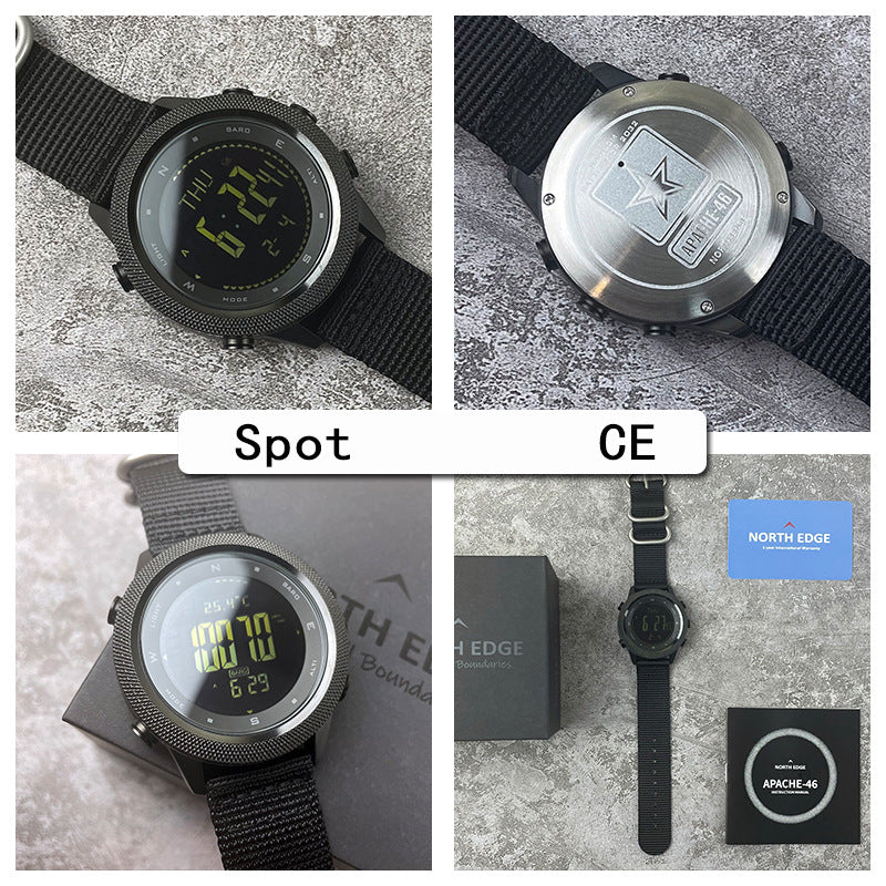 Digitaluhr Sport wasserdicht Althöhenmesser Barometer Kompass