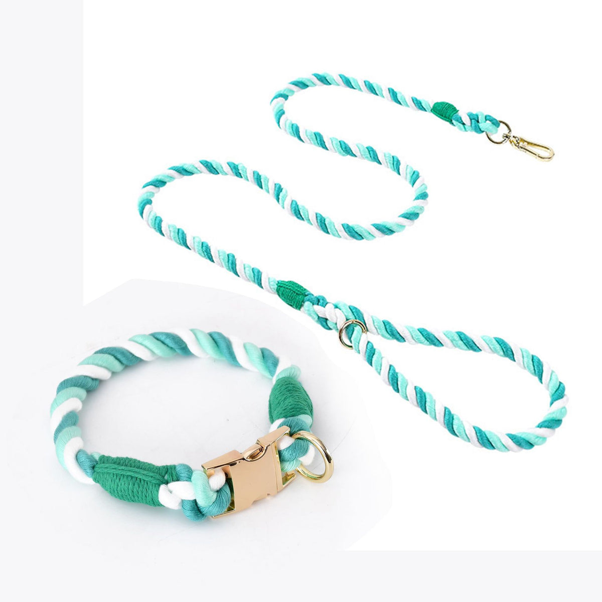 Geflochtenes Baumwollhalsband für Haustiere – Bild 3 | LuxeStyle