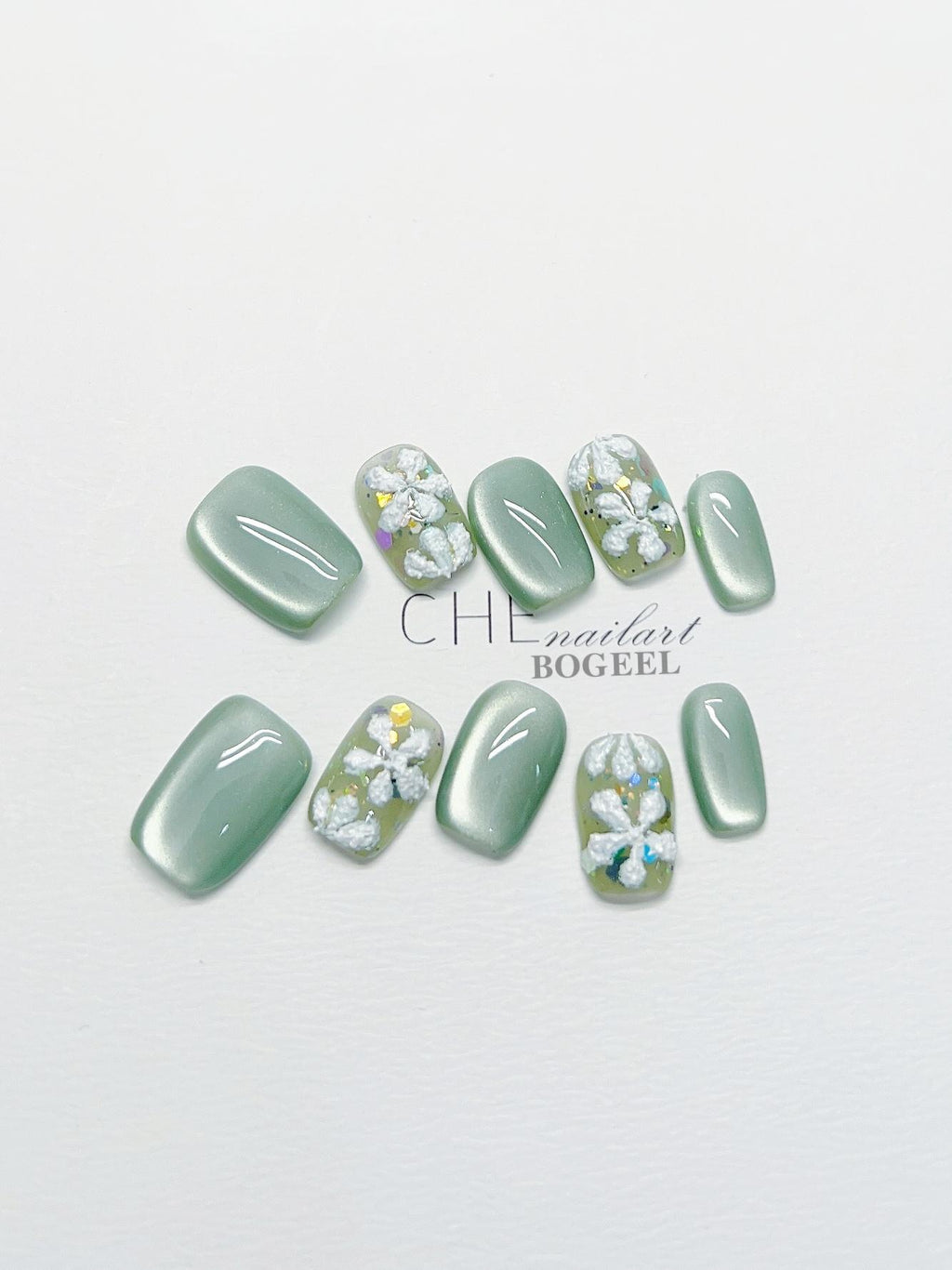 3D-Blumen Nagelaufkleber