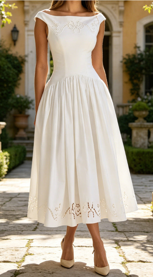 Damen A-Linien-Kleid Fiorella