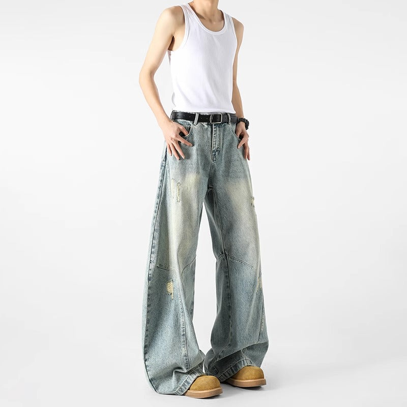 Washed Machete Jeans für Herren