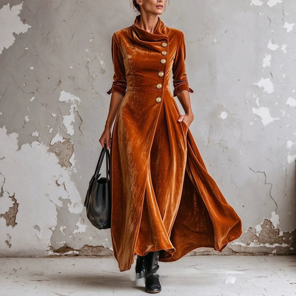 Tailliertes Bodycon-Kleid mit Knöpfen | LuxeStyle