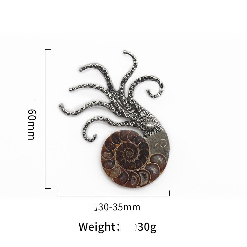 Brosche Schnecke-Oktopus Dual-Verwendung – Bild 3 | LuxeStyle