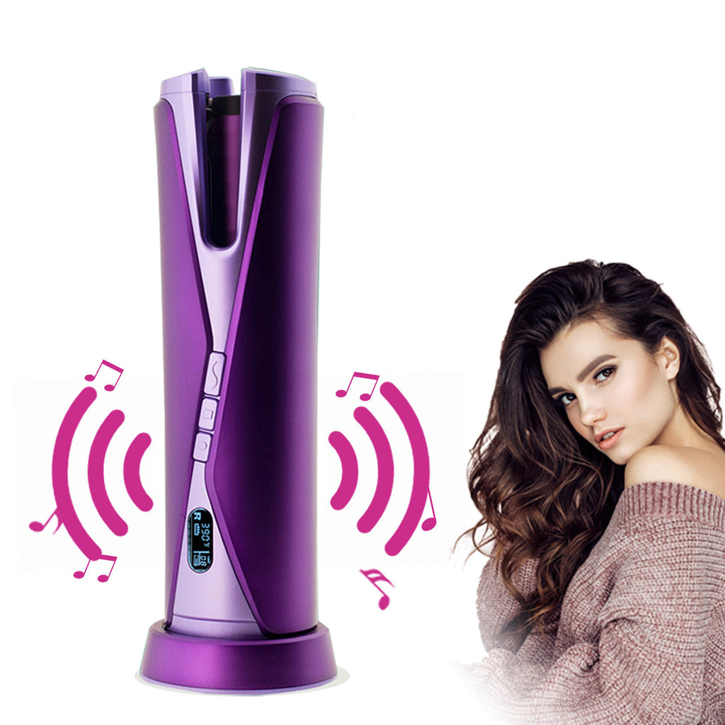 Kabelloser Mini Lockenstab mit Musikfunktion – Bild 2 | LuxeStyle