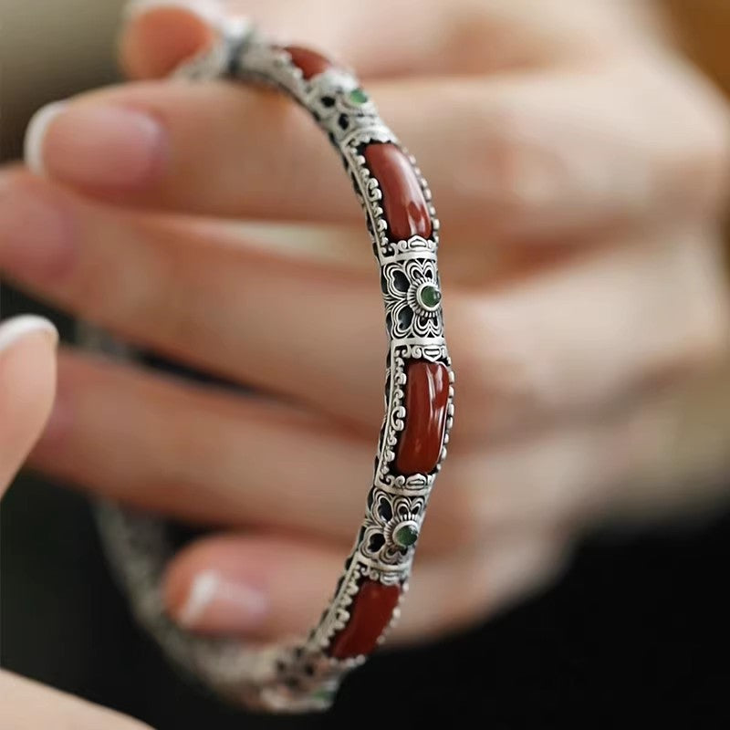 Armband mit Südstaaten-Achat-Anhänger – Bild 4 | LuxeStyle