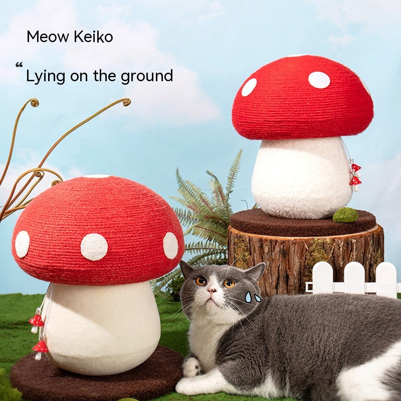 Katzen Kratzbaum Pilzform Sisal Vertikal