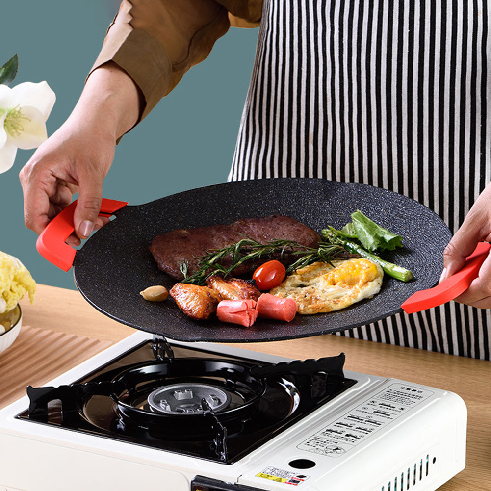Runde Korean BBQ Platte aus Maifan-Stein – Bild 2 | LuxeStyle
