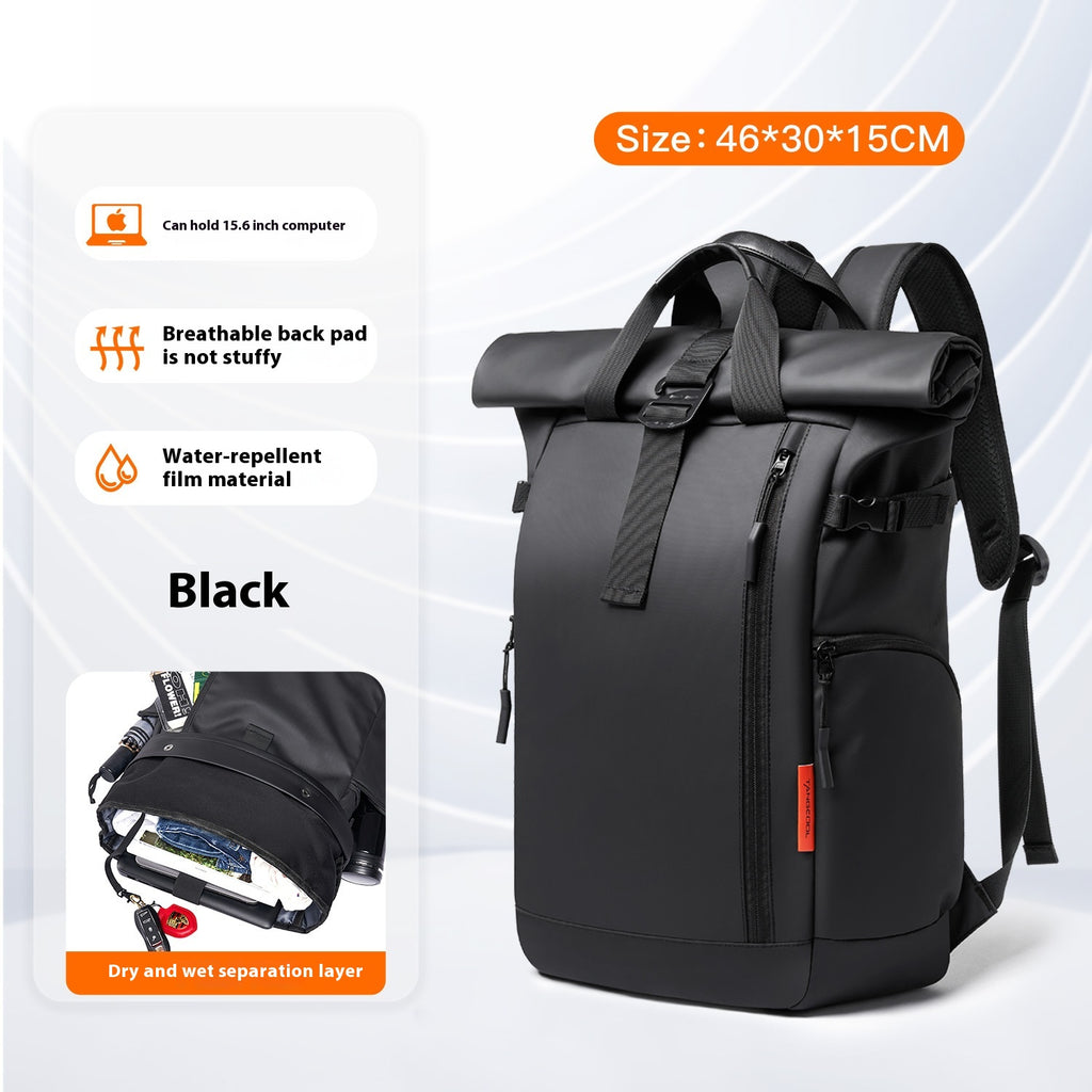 Männlicher Rucksack mit 20-35L Kapazität | LuxeStyle