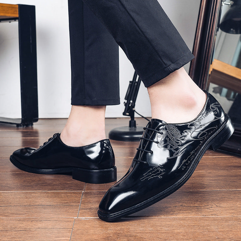 Business-Schuhe aus Kalbsleder mit Lasergravur – Bild 4 | LuxeStyle