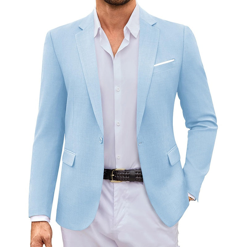 Herren-Blazer einfarbig | LuxeStyle