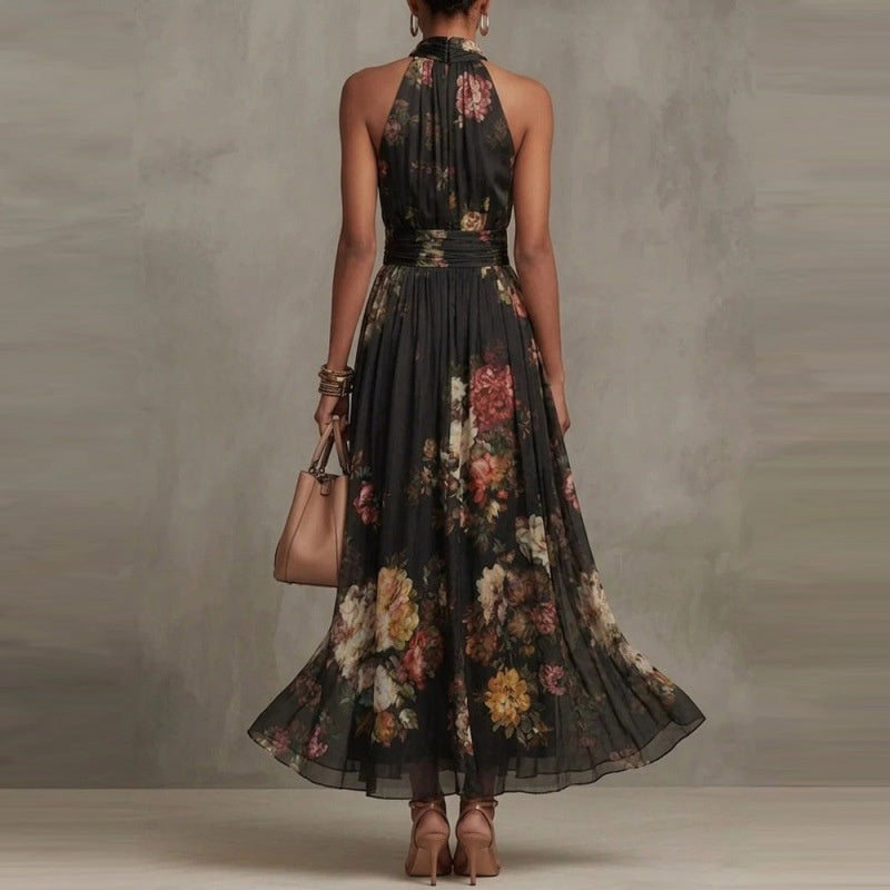 Ärmelloses Maxikleid mit Blumenprint – Bild 2 | LuxeStyle