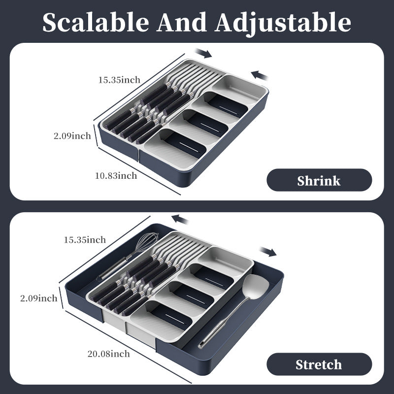 3-in-1 Besteckschubladen-Organizer – Bild 7 | LuxeStyle