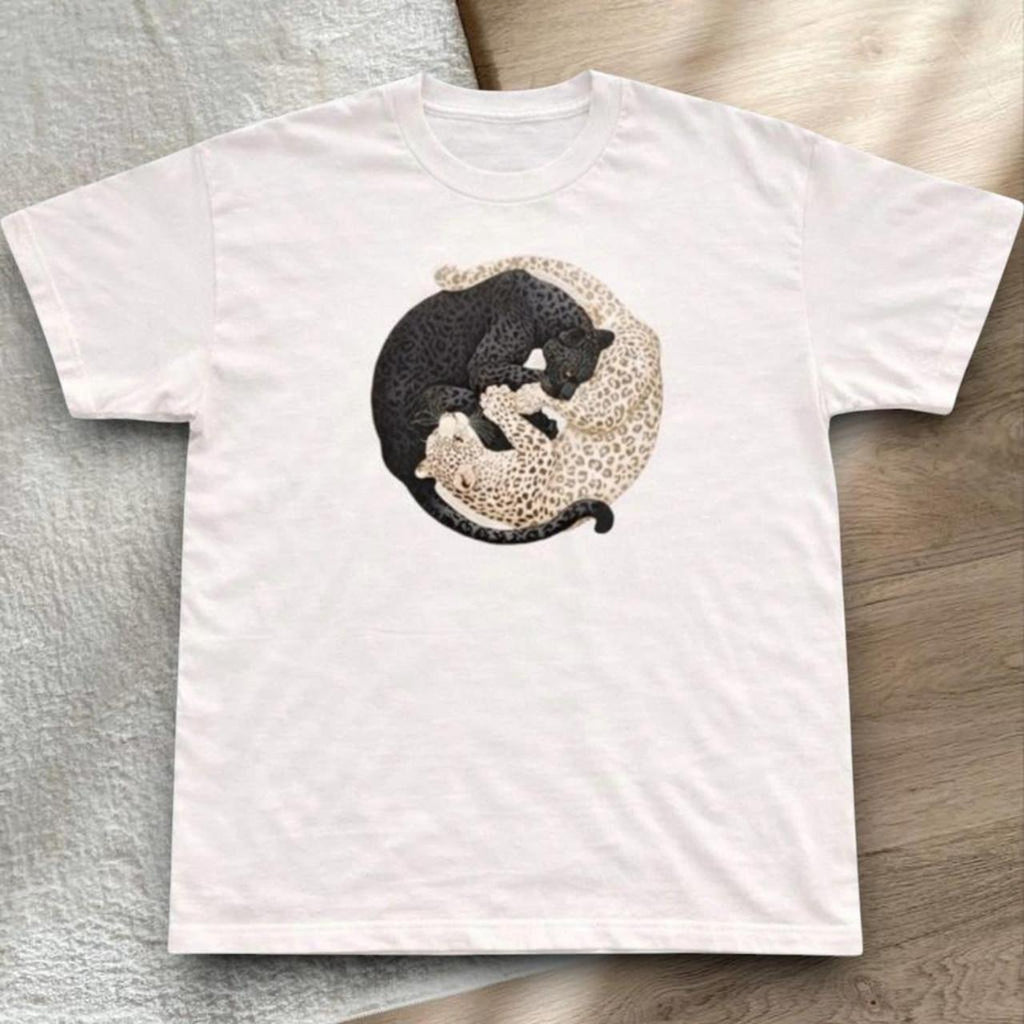 Tiger-Druck T-Shirt