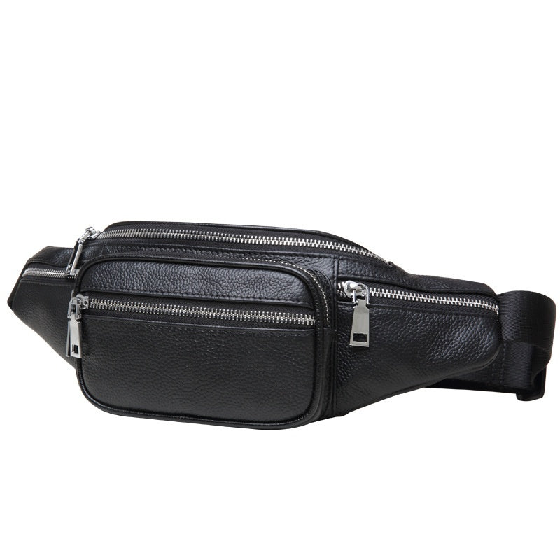 Leder-Bauchtasche für Herren, robust – Ansicht 3