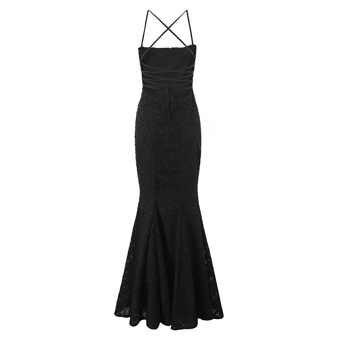Elegantes, tailliertes Slip-Kleid ohne Träger – Bild 2 | LuxeStyle