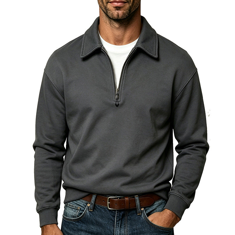 Herren Hoodie mit Reissverschluss – Bild 3 | LuxeStyle