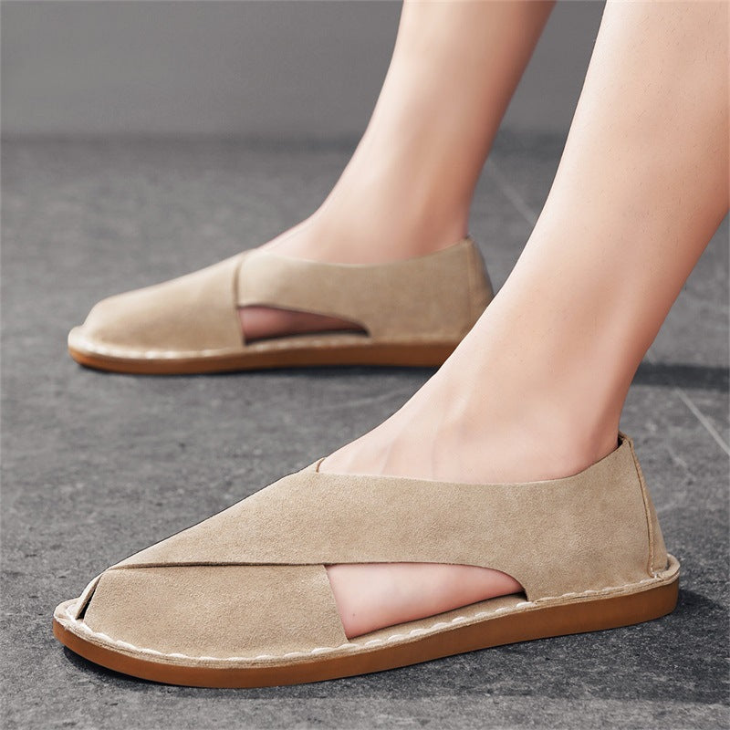 Leder-Sandalen für Herren