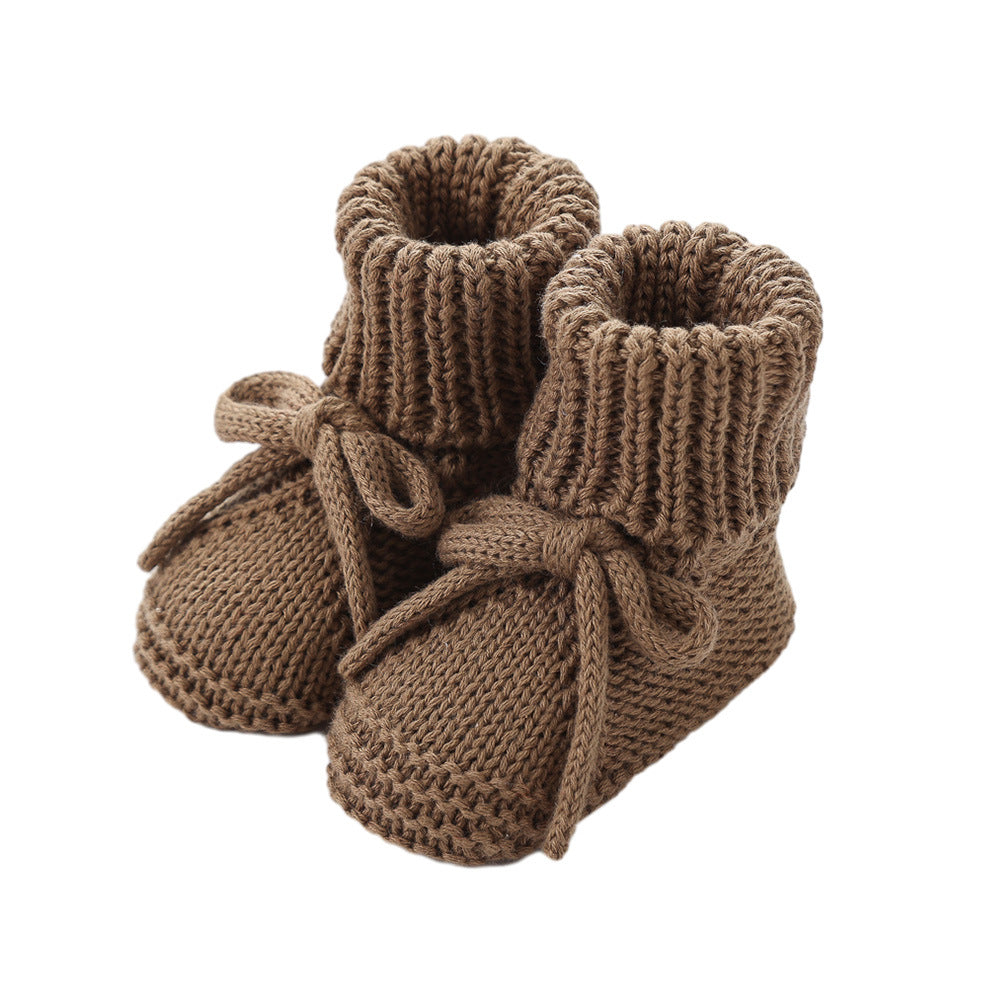 Strickschuhe für Kleinkinder mit Schleife – Bild 13 | LuxeStyle