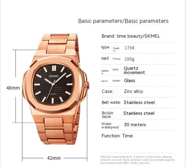 Rosegold-Armbanduhr – Bild 3 | LuxeStyle