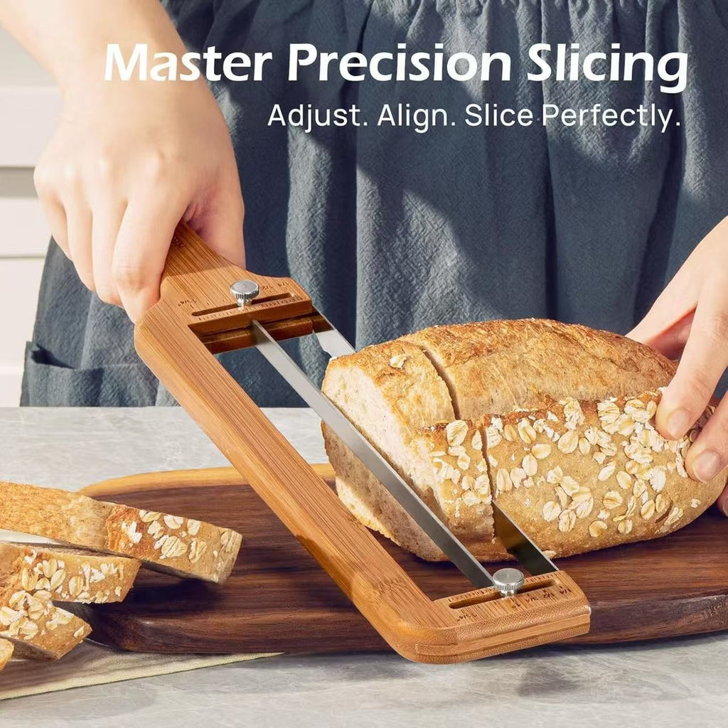Brot-Schneidehilfe aus Holz | LuxeStyle