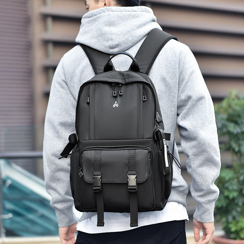 Grosses Schulrucksack für Jungen aus Oxford-Stoff – Bild 5 | LuxeStyle