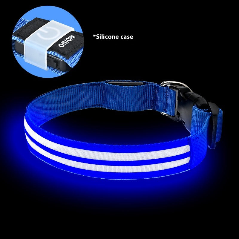 Leuchtendes Nylon-Hundehalsband für die Nacht – Bild 7 | LuxeStyle