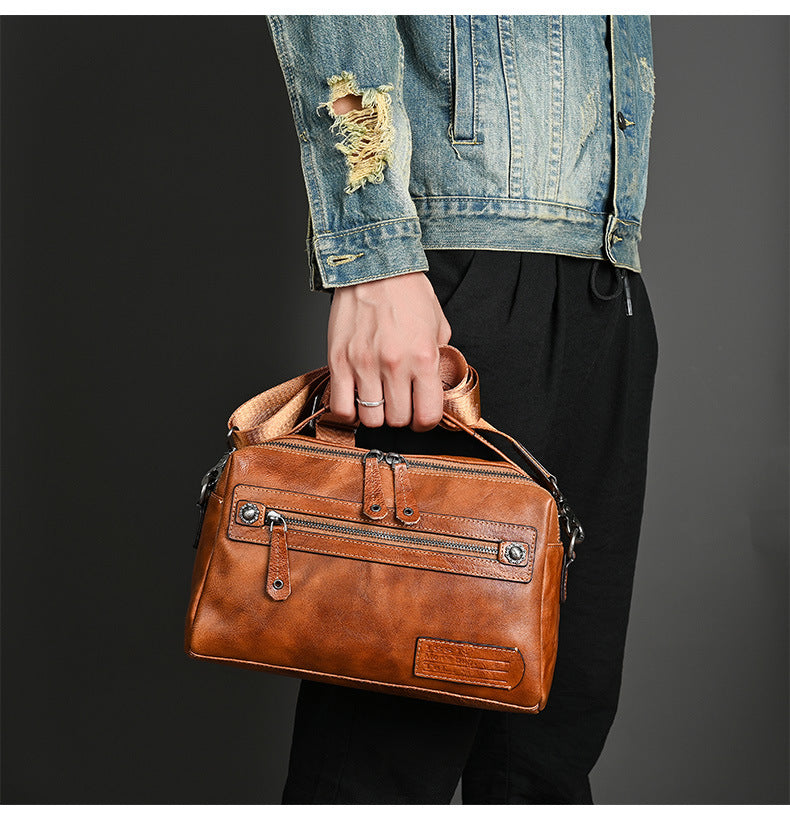 Echtleder Crossbody Tasche für Herren – Bild 4 | LuxeStyle
