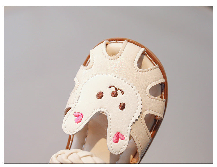 Kinder-Softschaufel-Sandalen aus Kunstleder