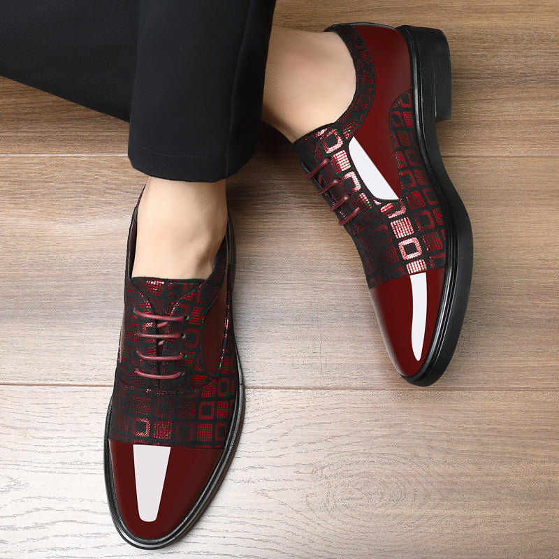 Herren Business-Schuhe aus Mikrofaserleder