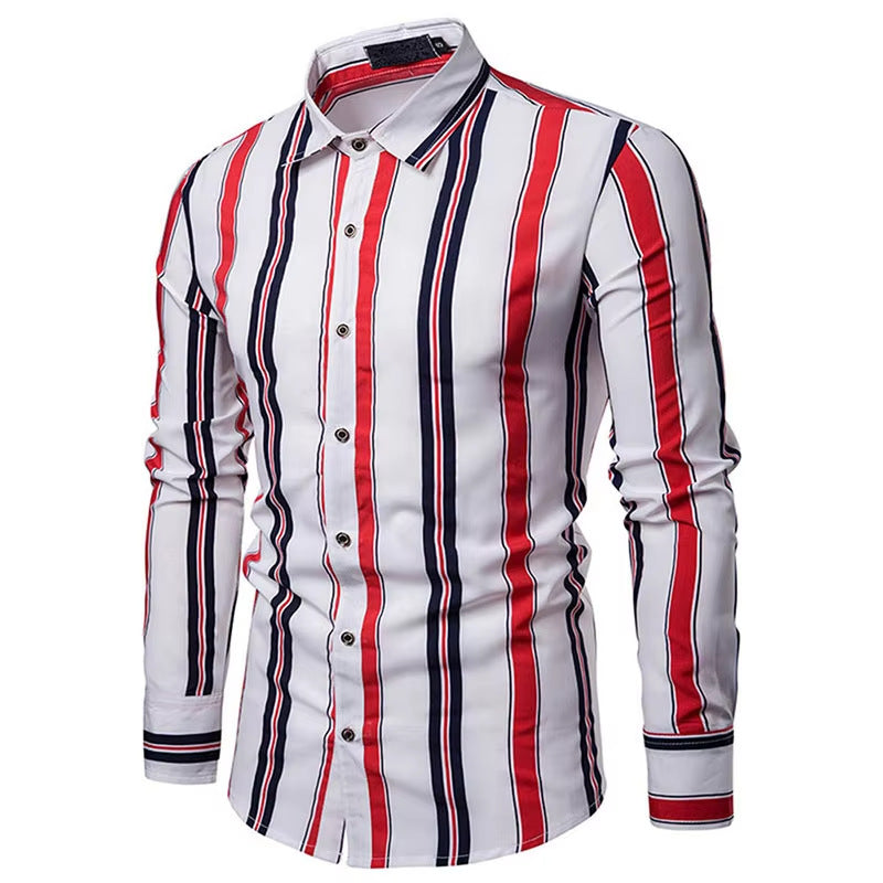 Langarmshirt mit dunklen Streifen – Bild 7 | LuxeStyle