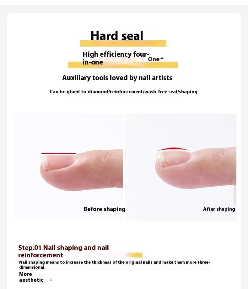 Nagelhärter Gel – transparente Versiegelung – Bild 3 | LuxeStyle