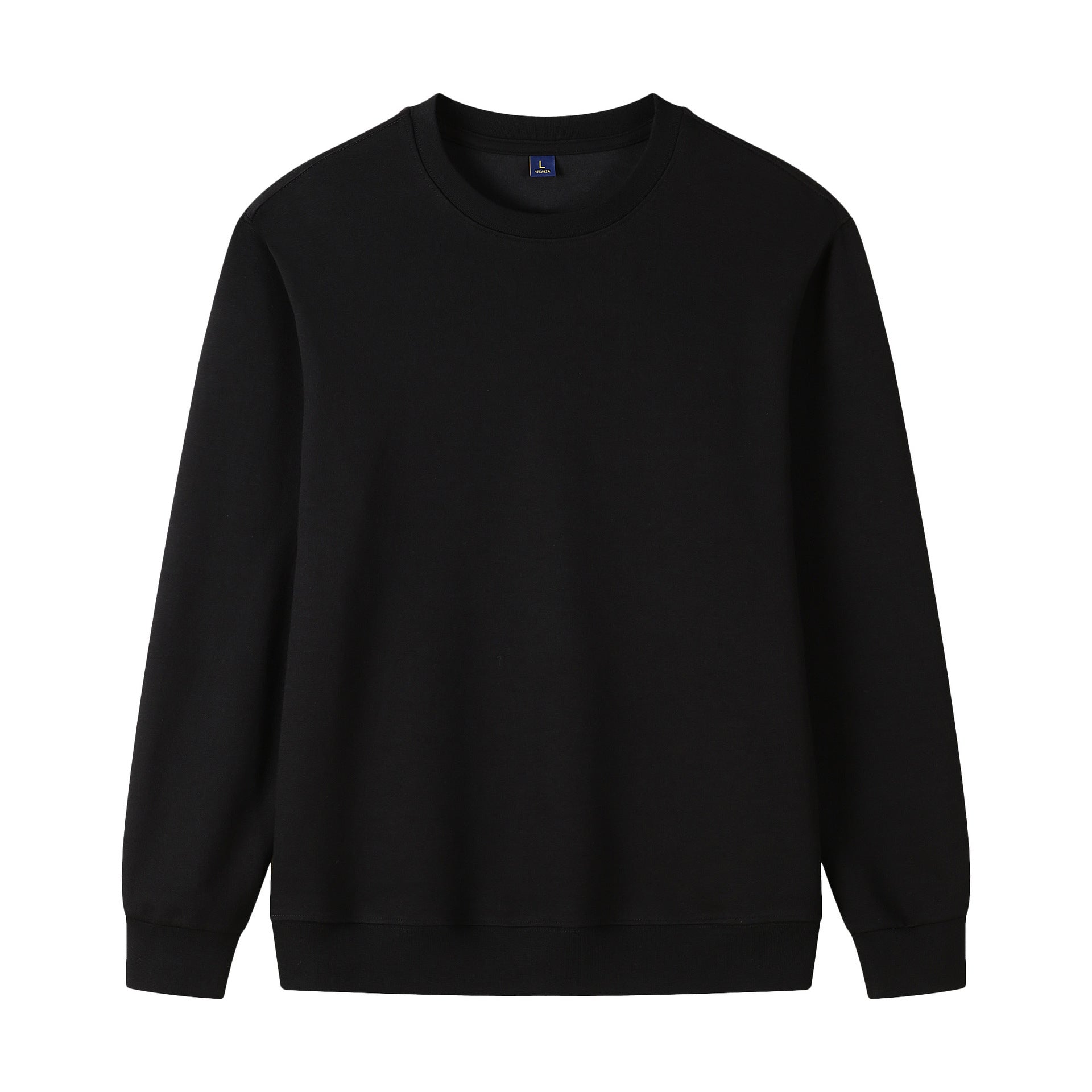 Baumwoll-Sweatshirt mit Rundhals und langen Ärmeln