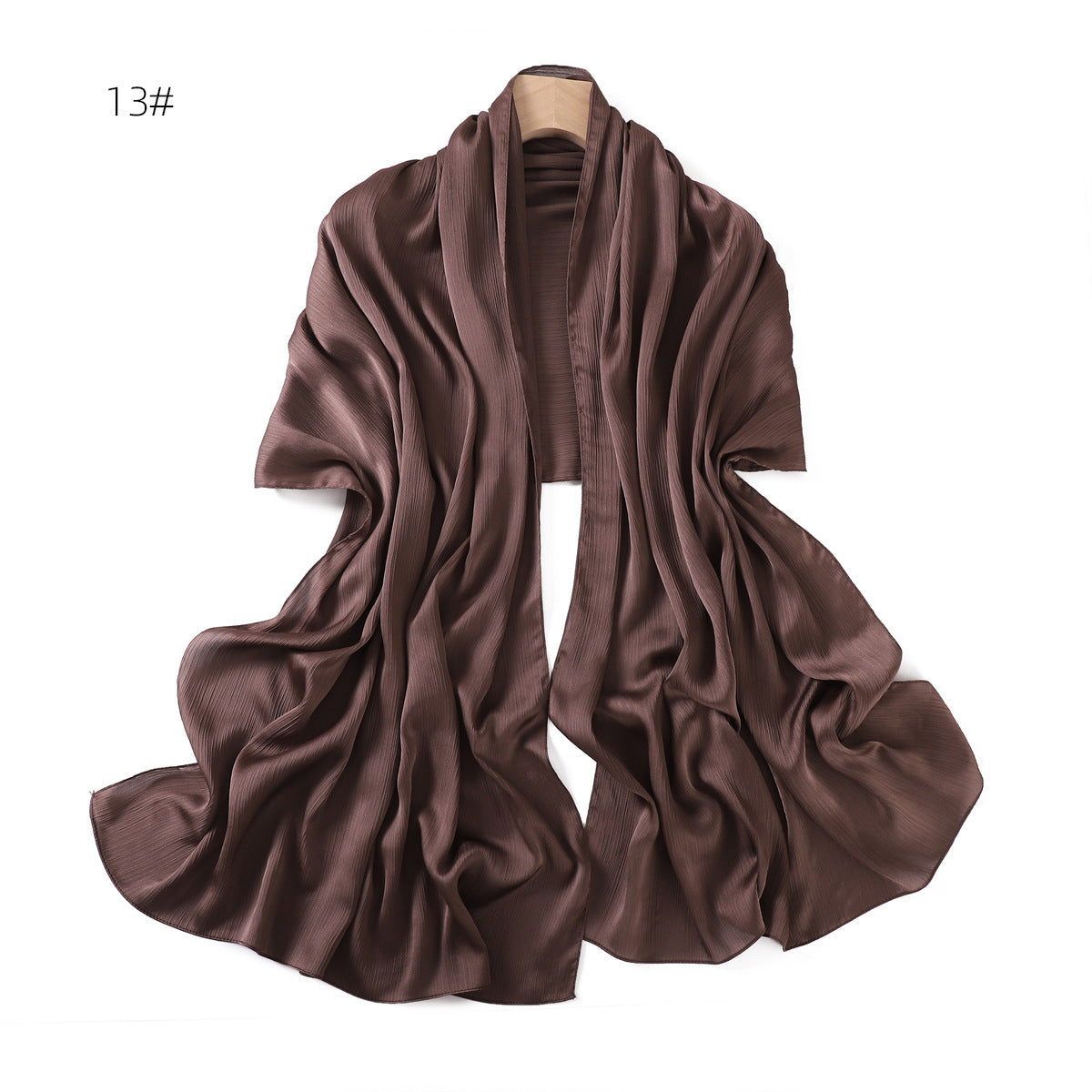 Einfarbiger Sommer-Schal für Damen – Bild 12 | LuxeStyle