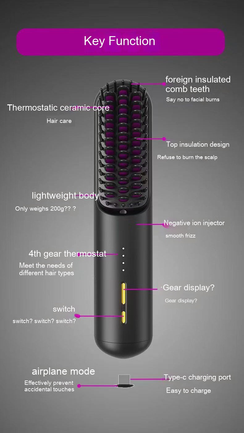 Kabelloser Mini-Haarglätter der 3. Generation